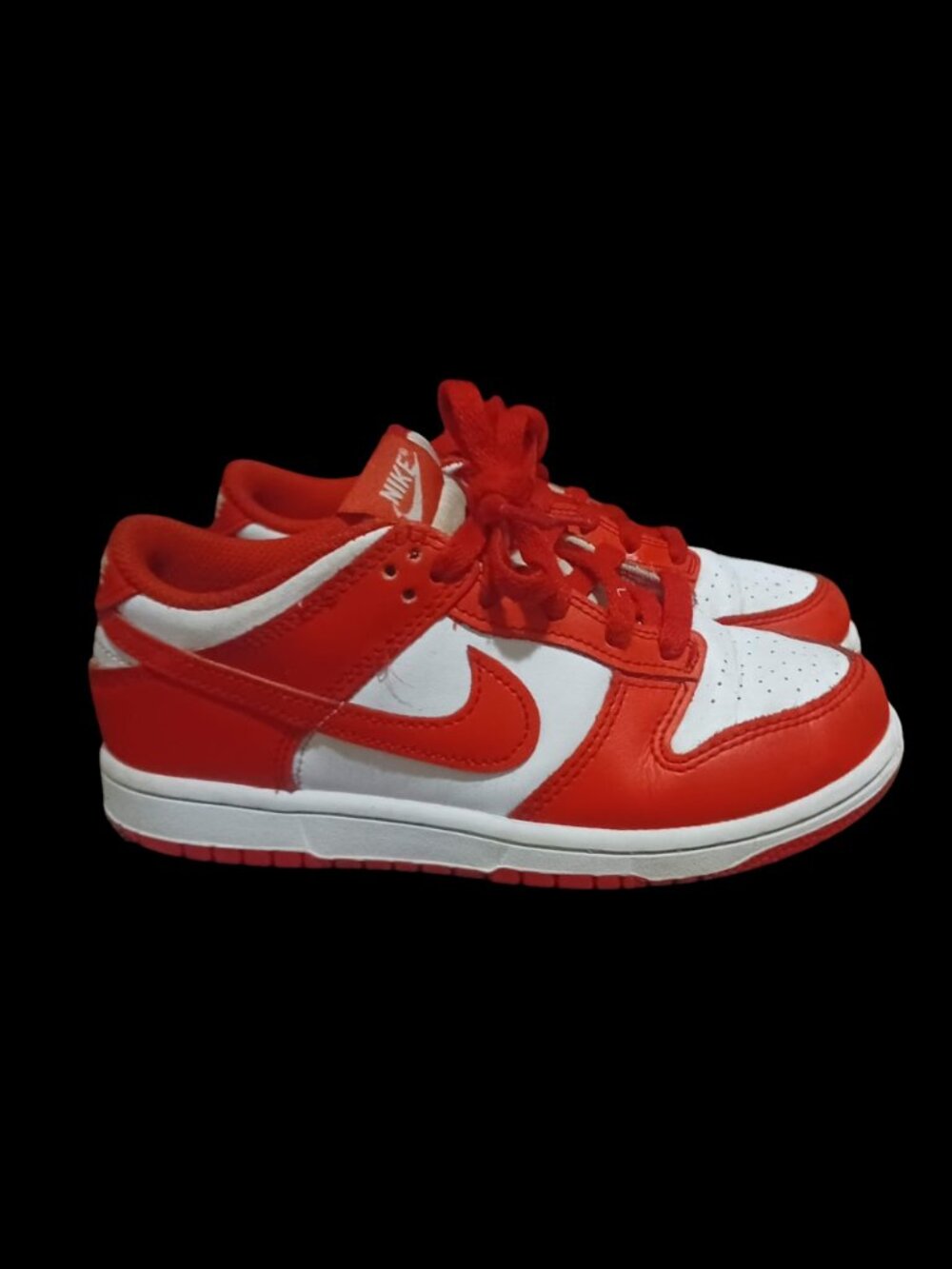 Nike Dunk Low Red Boys Preschool Size 2Y